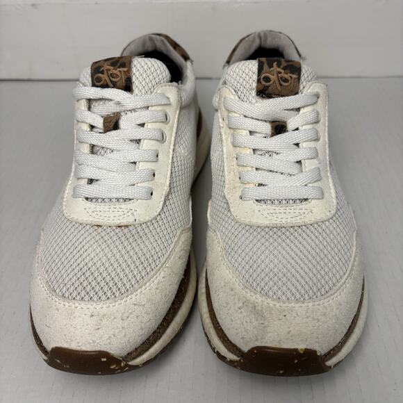 OTBT Flash Platform Sneaker Women's Size 8.5 Style 10137 white and leopard - Picture 2 of 12